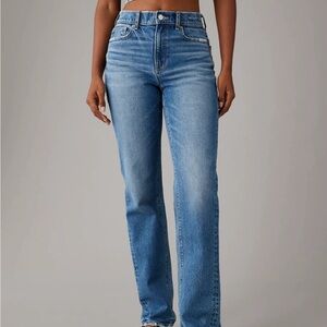 American Eagle Outfitters Super High Rise Straight Jeans, Size 4, 27W